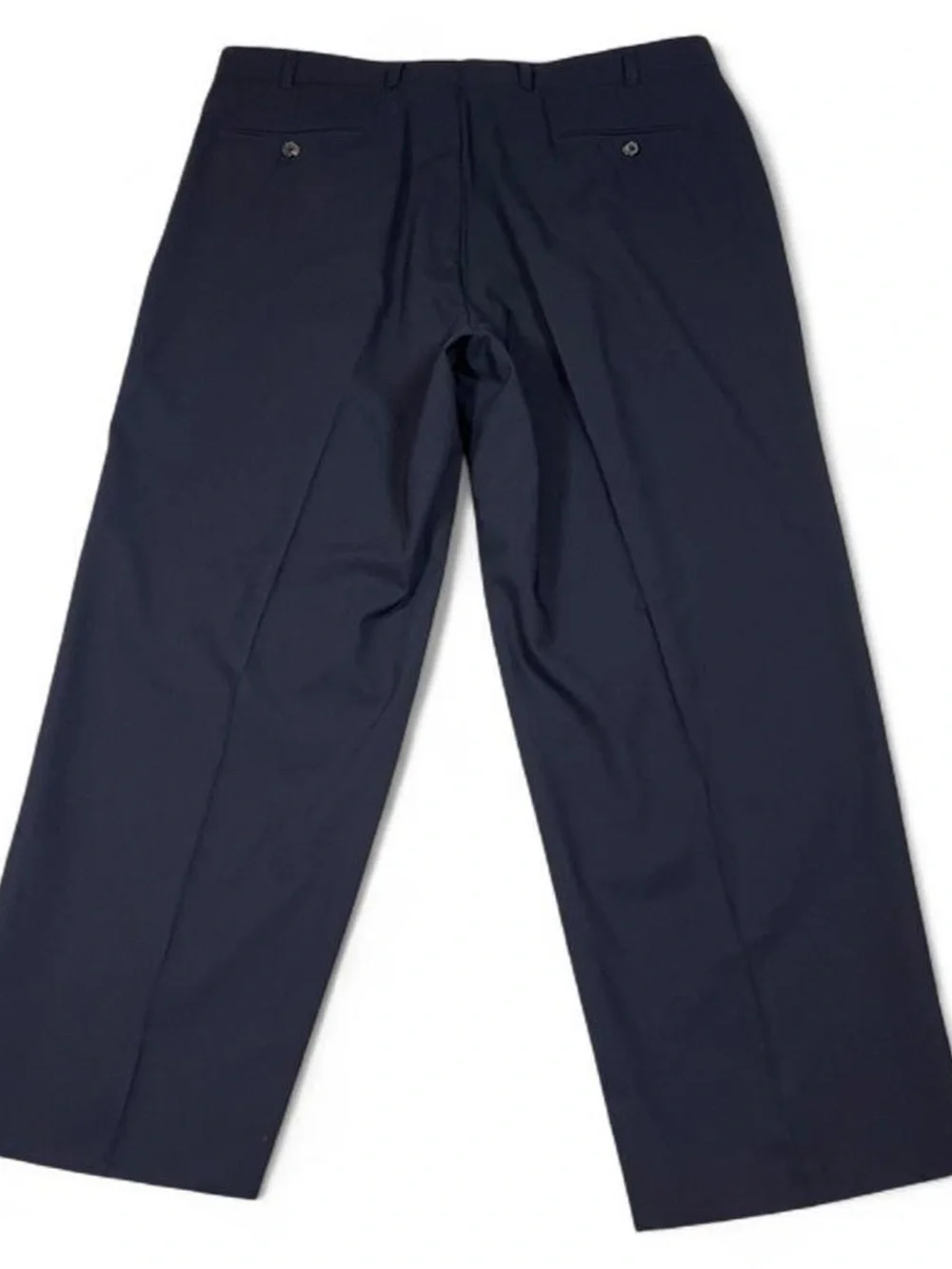 Brooks Brothers Madison Brookscool Wool Navy Suit Men's Size 43R W37 L27 Pleated